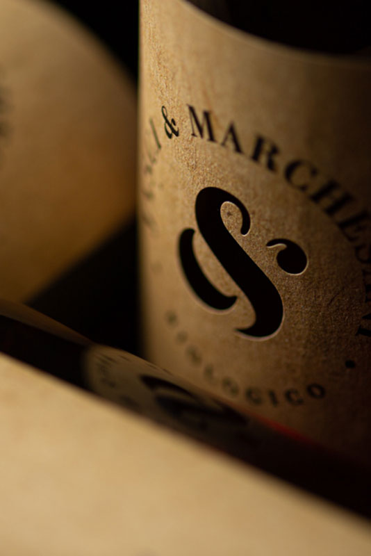 Particolare etichetta Montepulciano d'Abruzzo DOC Jasci&Marchesani
