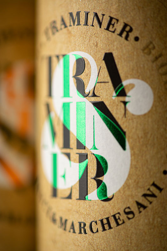 Particolare etichetta Traminer IGT Jasci&Marchesani